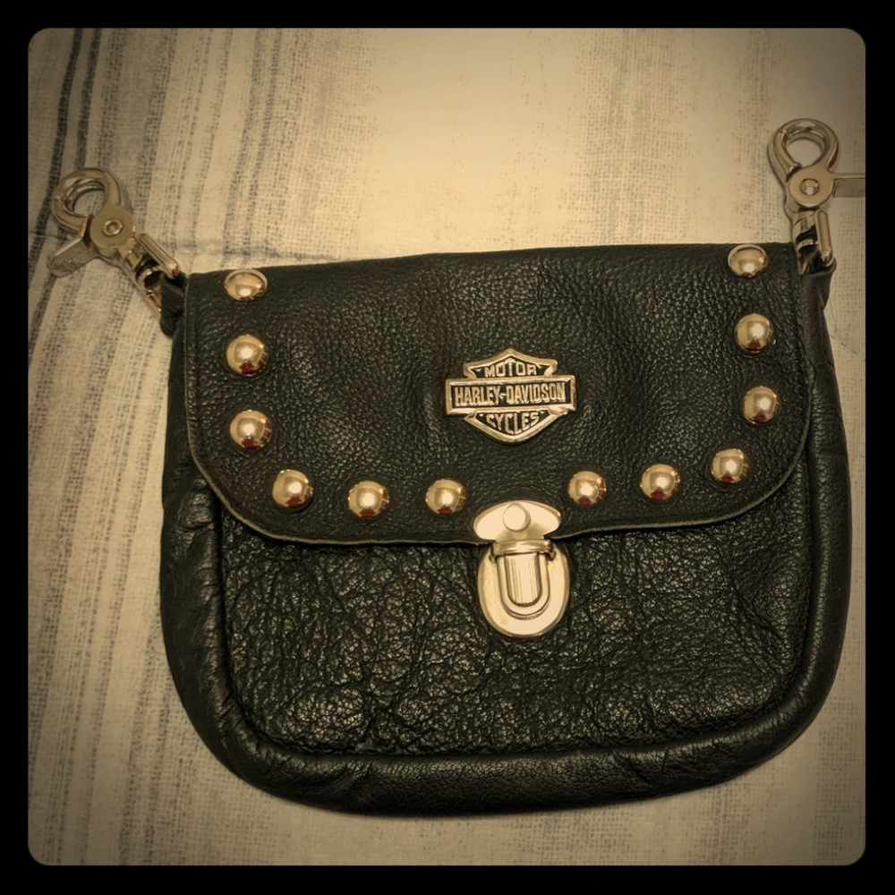 Women's Harley Davidson leather purse